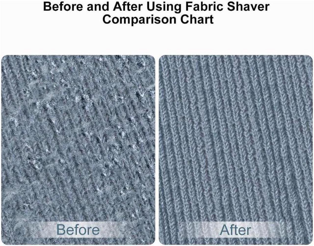 Alt view image 5 of 7 - Fabric Shaver, Lint Remover, Fabric Defuzzer with Two Large Replaceable Blades & Removable Bin, Battery Operated, AC Adapter, Lint Shaver for Clothes, Fabrics and Furniture