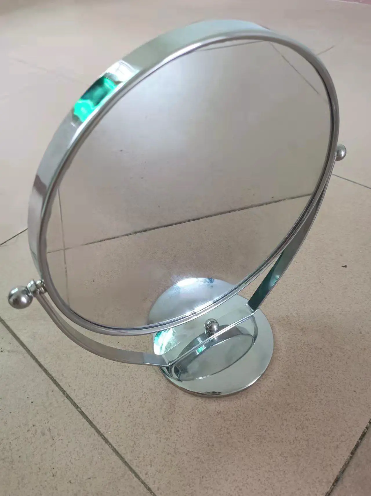 Main image of Double Sided Magnifying Makeup Mirror, 1X & 10X Magnification with 360 Degree Rotation- Clear & Transparent