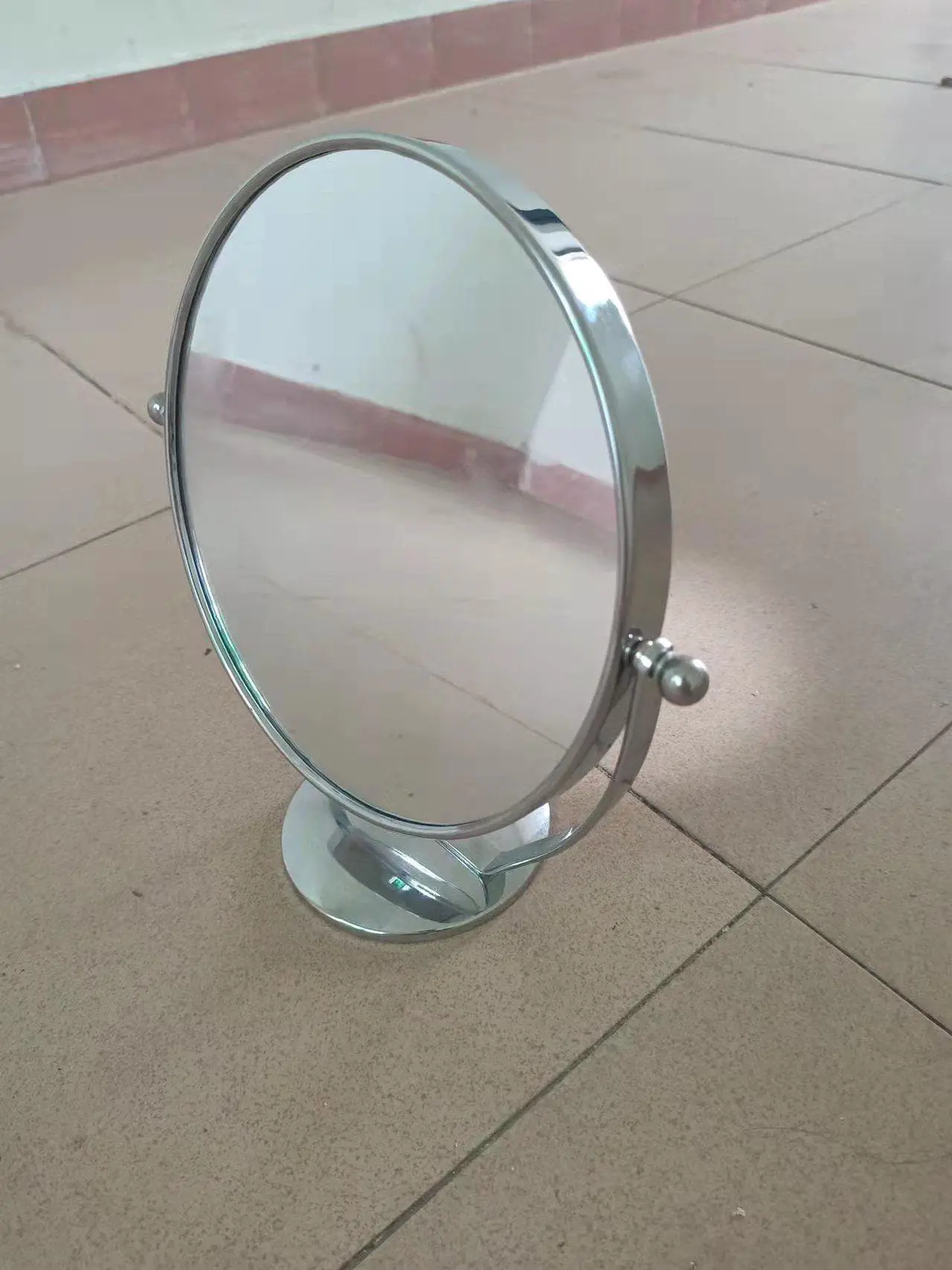 Alt view image 3 of 3 - Double Sided Magnifying Makeup Mirror, 1X & 10X Magnification with 360 Degree Rotation- Clear & Transparent