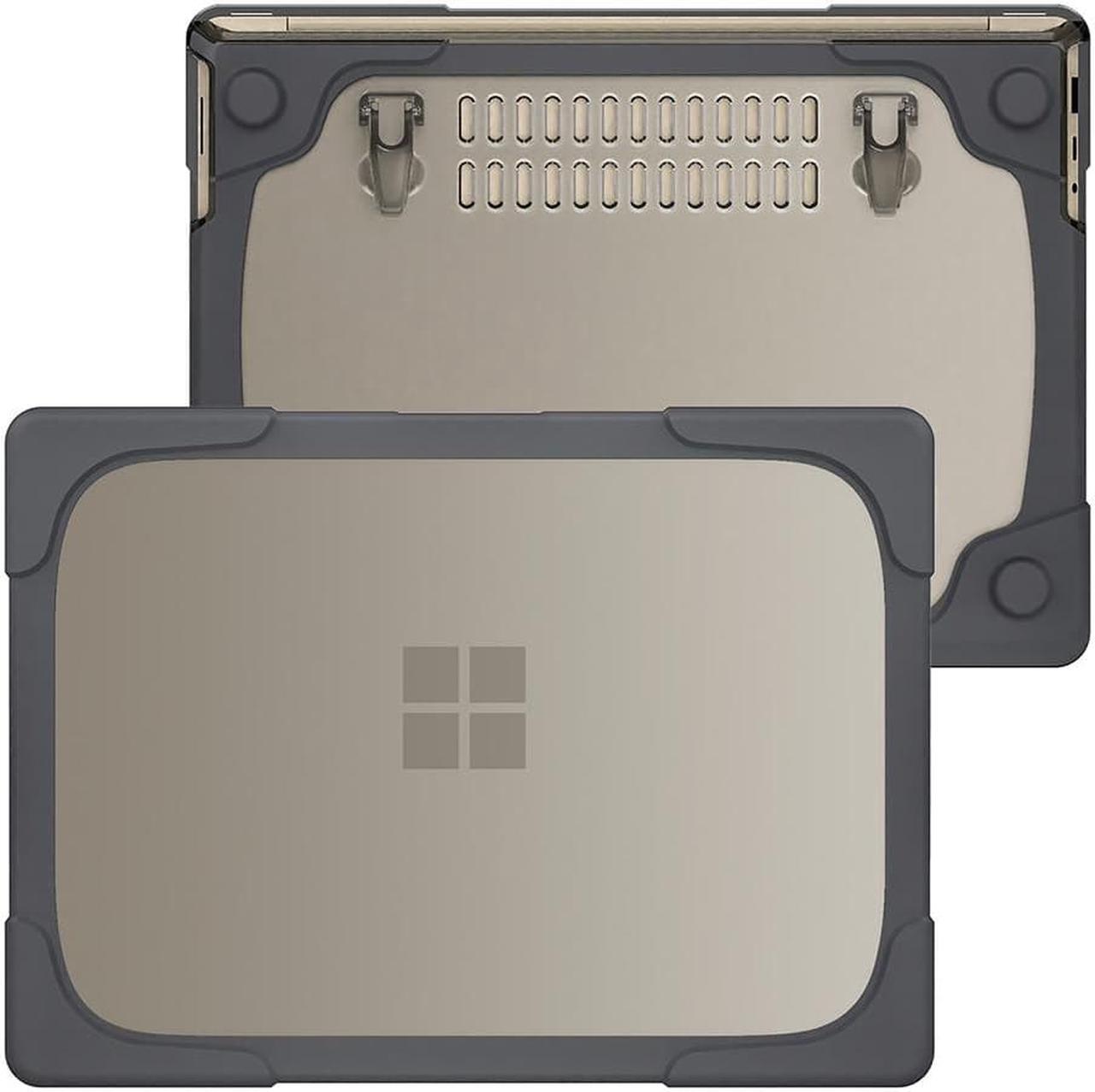 Alt view image 2 of 7 - Laptop Case for Microsoft Surface Laptop 3 15 inch TPU and PC Cover Hard Duty Rugged Protective Shockproof Drop Resistant Shell with Kickstand