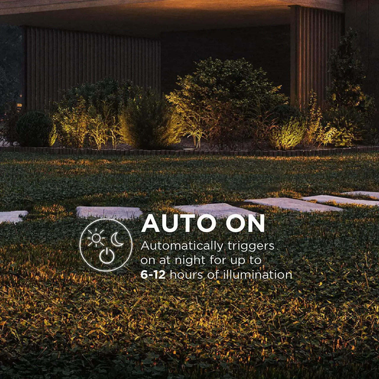 Alt view image 5 of 7 - Home Zone Security Solar Spotlights - Outdoor 500 Lumen High Brightness 3500K Warm Spot Light with 3 in 1, In-ground, Wall Mount, or Flag Pole Setup Design, Black (2-Pack)