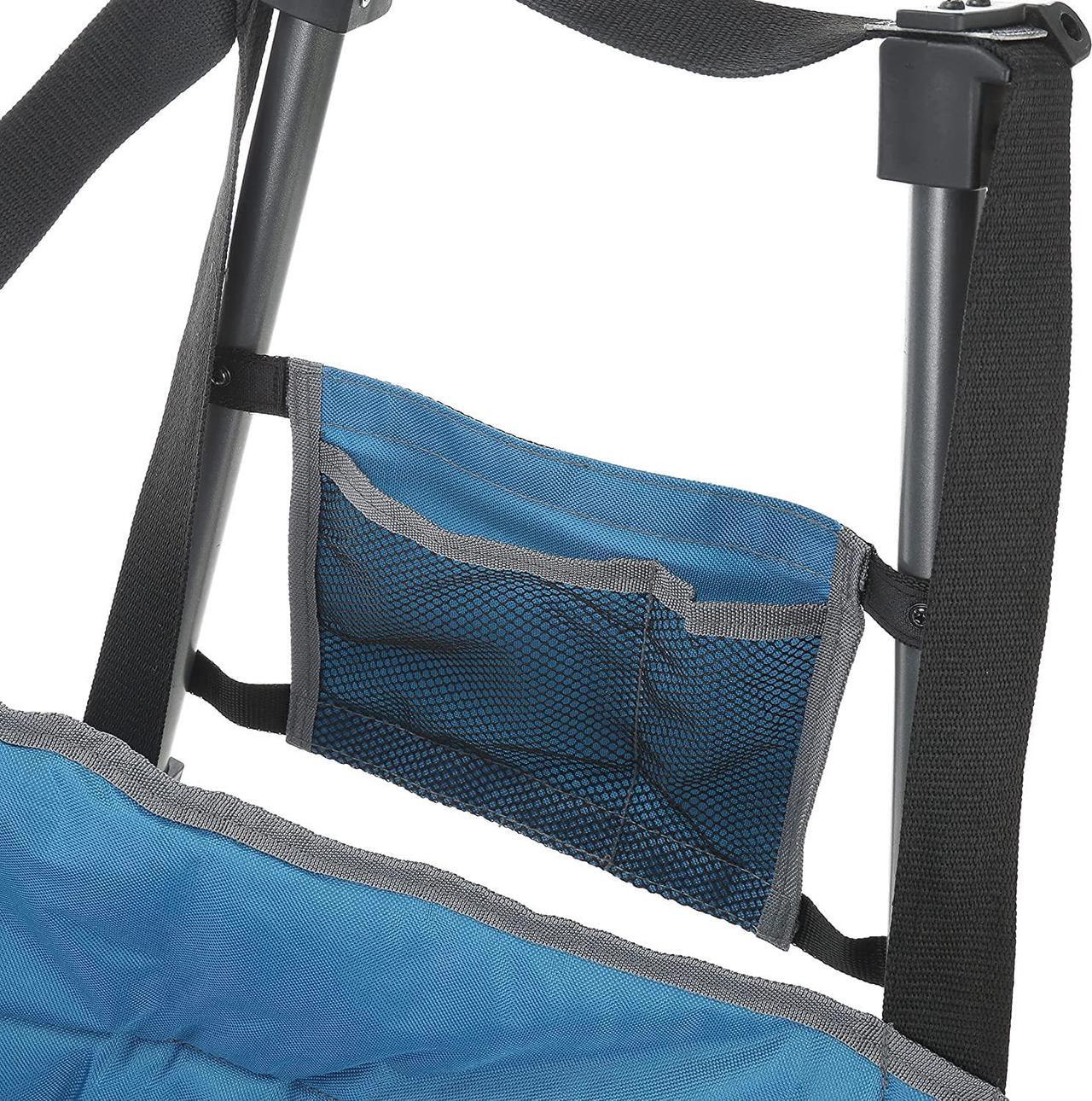 Alt view image 4 of 7 - ARROWHEAD OUTDOOR Portable Folding Swinging Hammock Camping Chair, Removable Canopy, Perfect for Stargazing, Cup Holder, Storage Pouch, Carrying Bag Included, Supports up to 300lbs, USA-Based Support