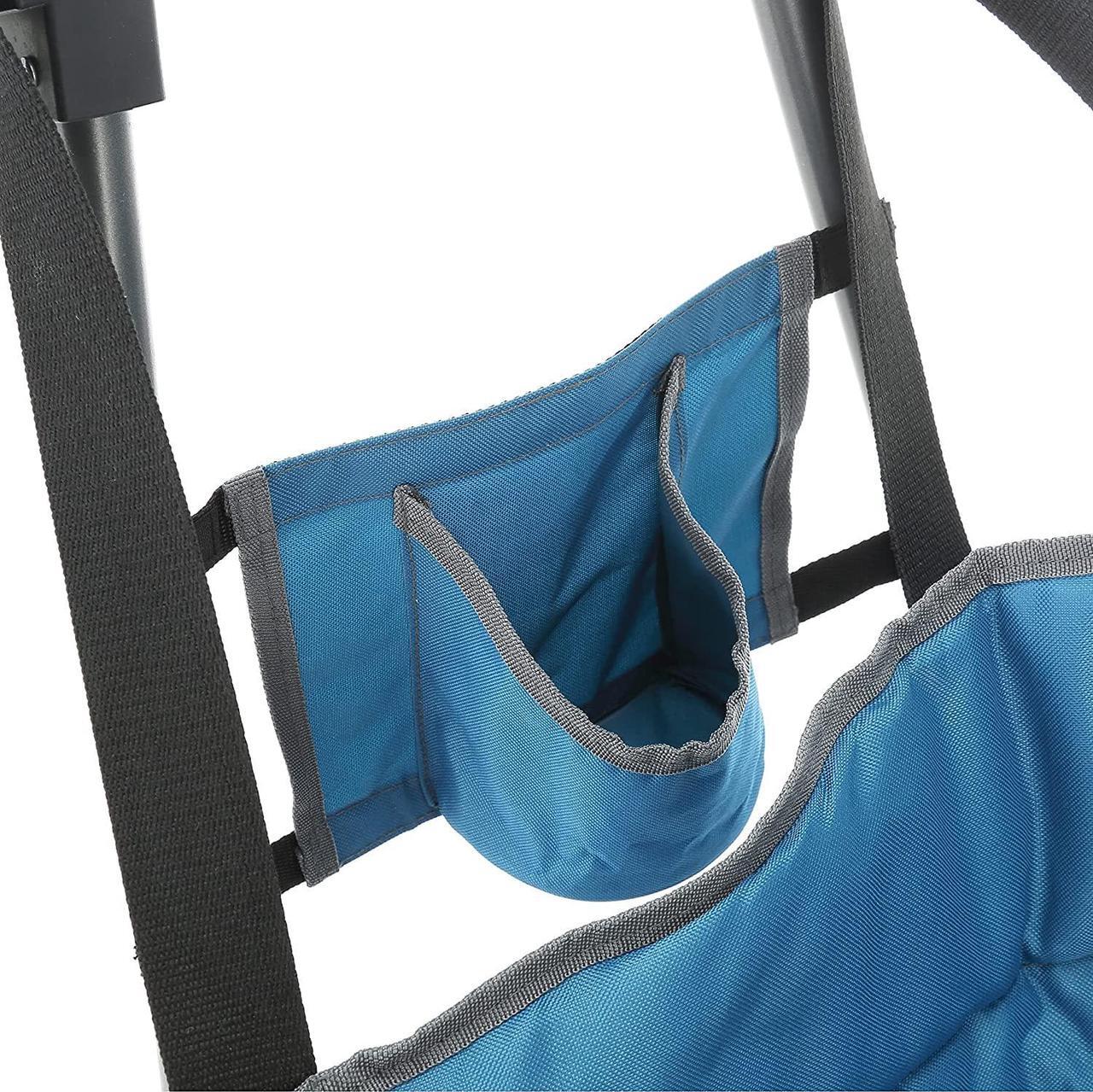 Alt view image 3 of 7 - ARROWHEAD OUTDOOR Portable Folding Swinging Hammock Camping Chair, Removable Canopy, Perfect for Stargazing, Cup Holder, Storage Pouch, Carrying Bag Included, Supports up to 300lbs, USA-Based Support