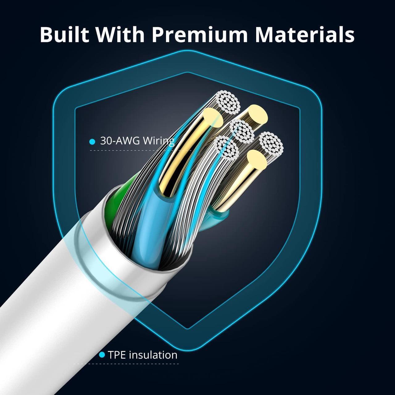 Alt view image 3 of 7 - USB C to Lightning Cable - 3FT Type C iPhone Charger Cable - Single Pack
