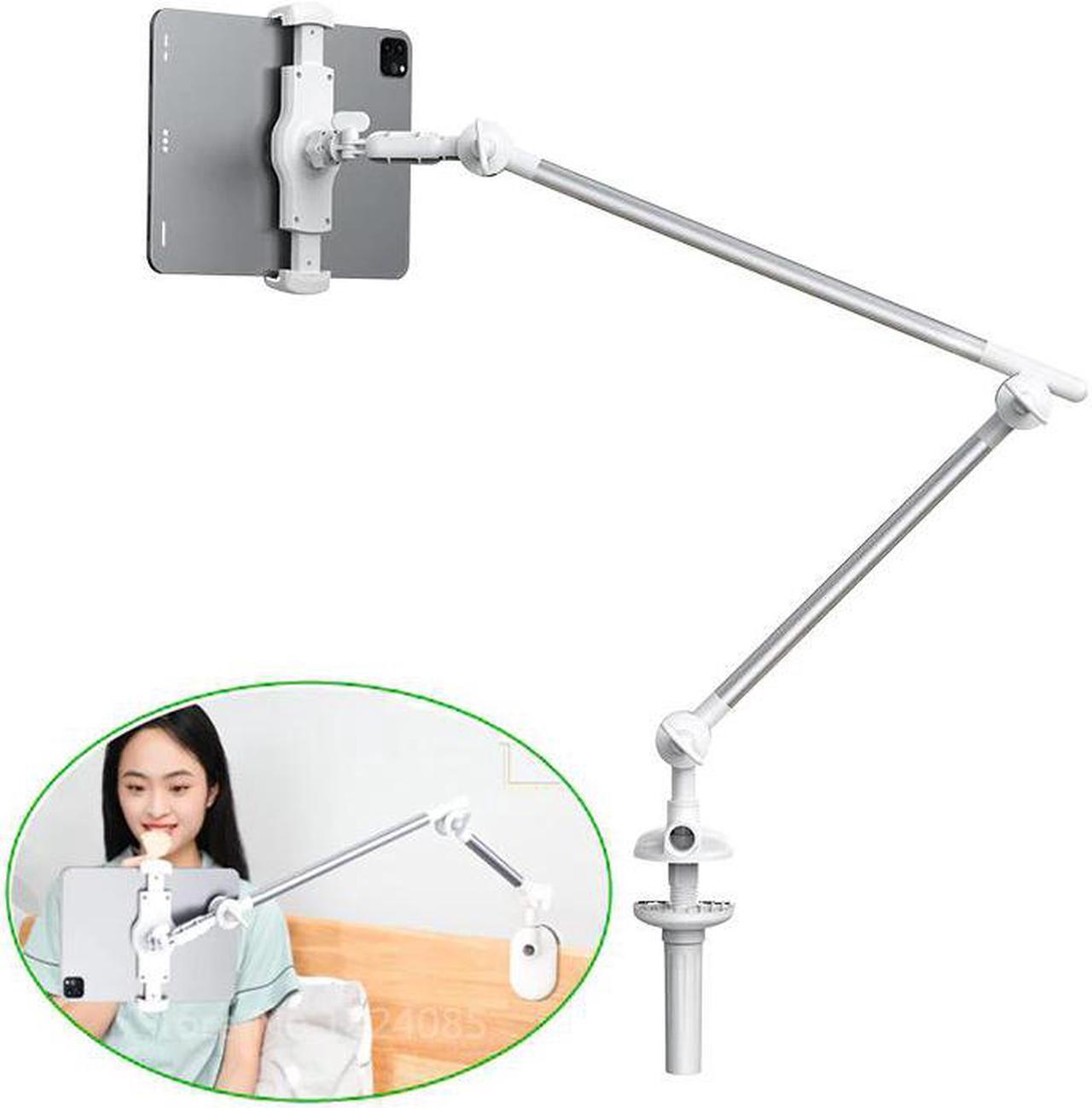 Tablet Arm Stand, Desk Clamp Tablets Stand Bed Table Mount Holder 360° Rotation Adjustable Tablets/Cell Phone Strong Bracket