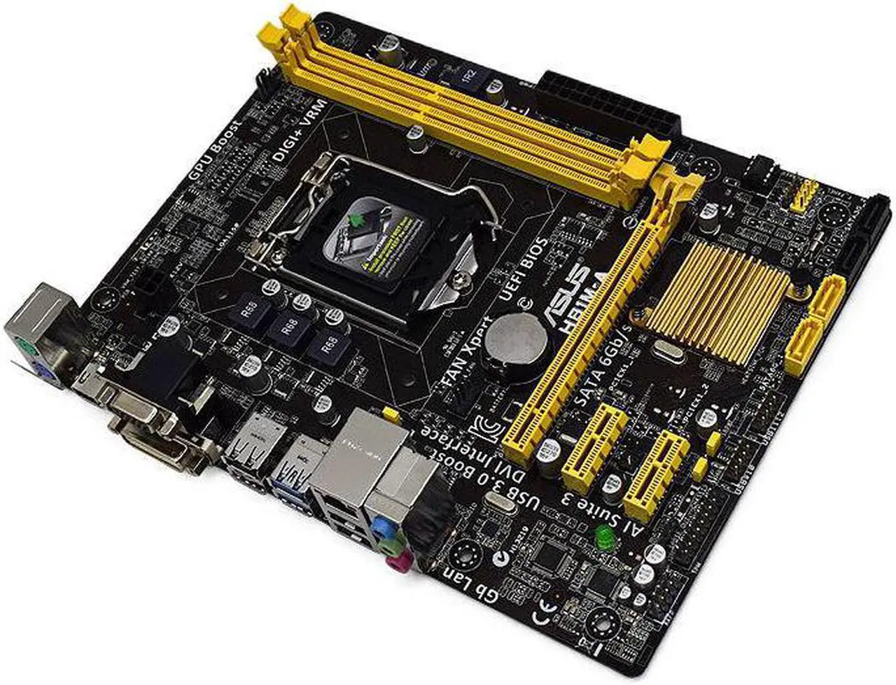 Alt view image 4 of 5 - ASUS H81M-A LGA 1150 Intel H81 Desktop PC Motherboard DDR3 16G Kit Xeon E3-1245 V3 i5-4690K Cpus HDMI SUB3.0 Micro-ATX UEFI BIOS