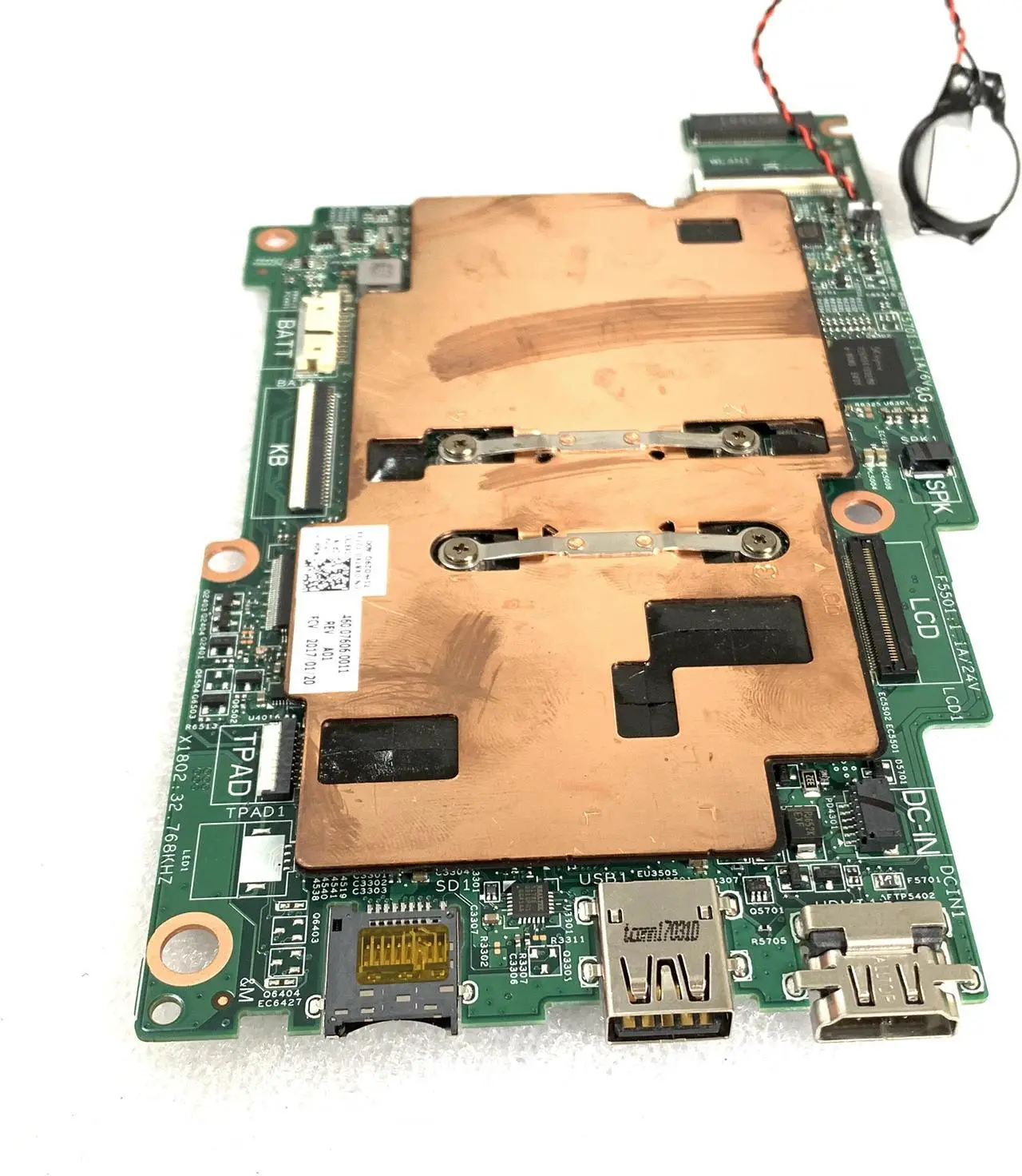 Alt view image 4 of 4 - 3483Y FOR Dell Inspiron 11 3162 Laptop Motherboard 15235-1 PWB:CNJV4 N3060 CPU with 4GB Momery 32GB Mainboard 100%test