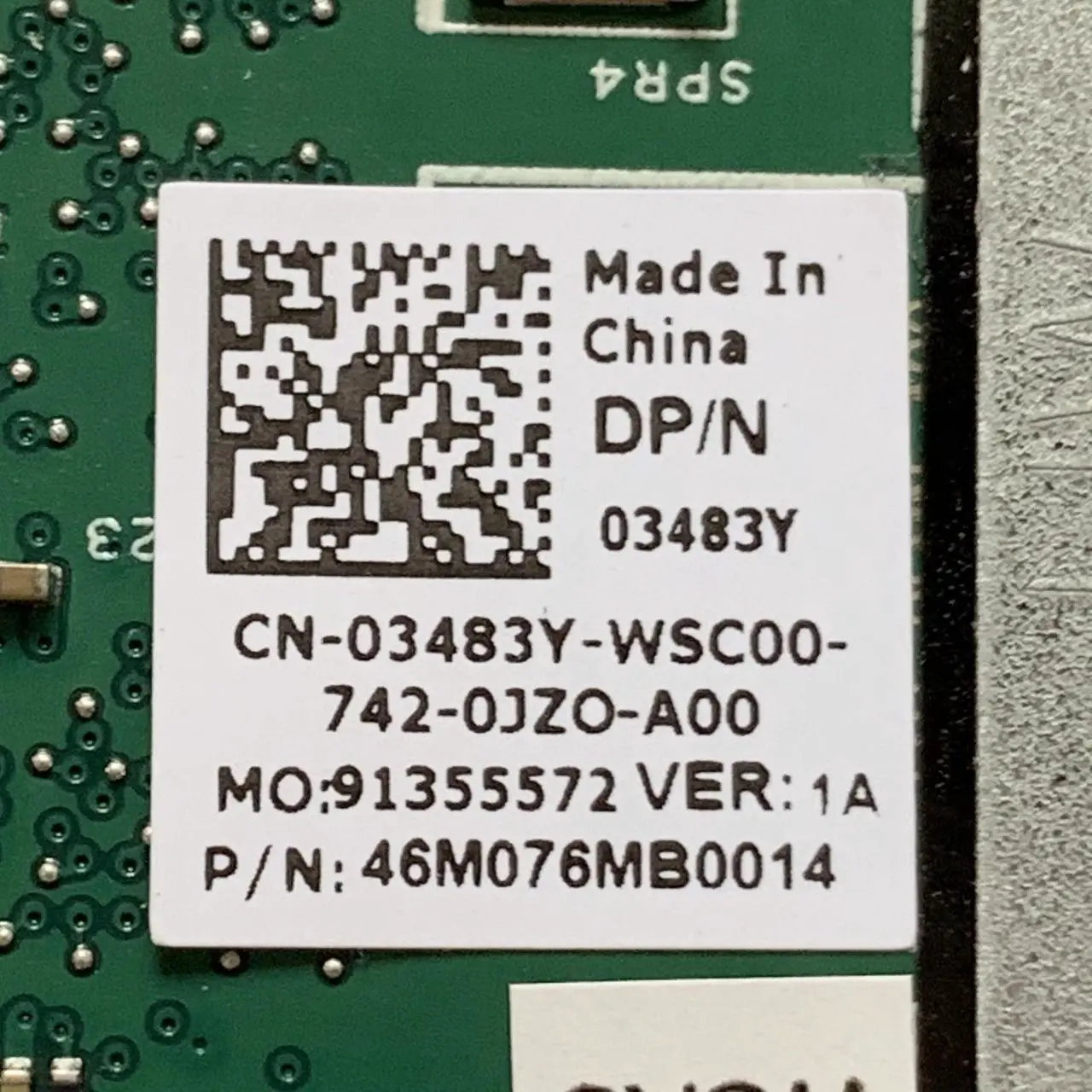 Alt view image 3 of 4 - 3483Y FOR Dell Inspiron 11 3162 Laptop Motherboard 15235-1 PWB:CNJV4 N3060 CPU with 4GB Momery 32GB Mainboard 100%test