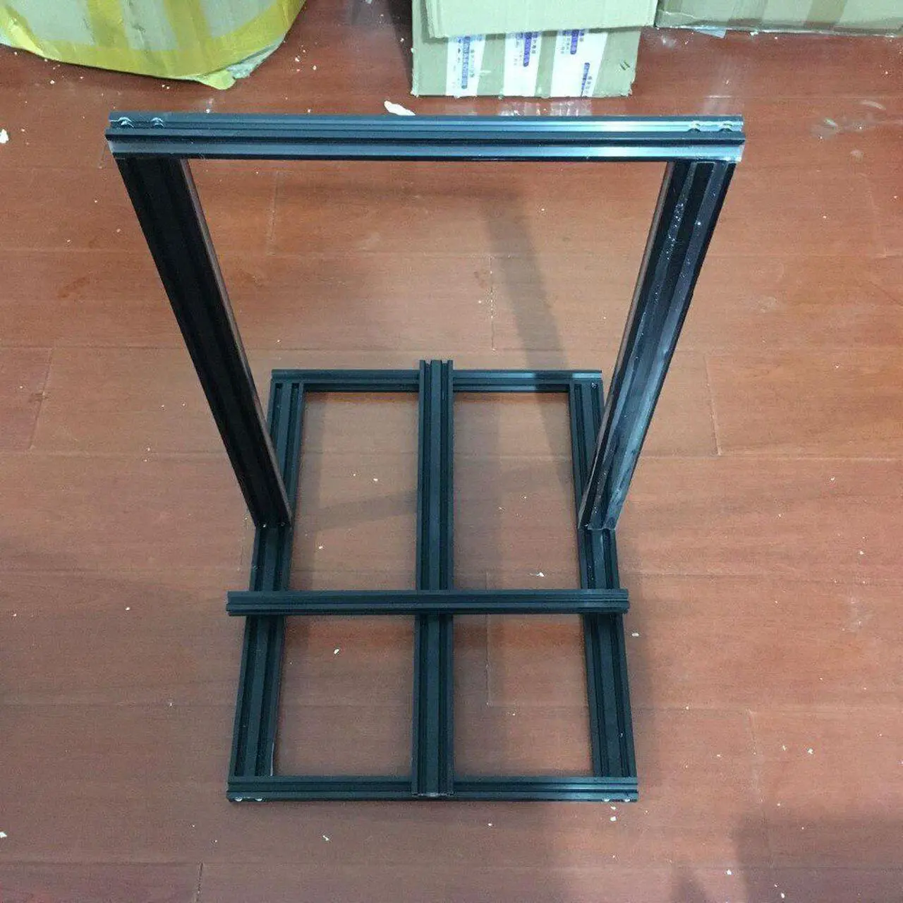 Alt view image 3 of 6 - Funssor Creality CR-10/Tornado 3D printer 300mm V-slot aluminum extrusion frame kit black anodized  V-slot mechanical frame set
