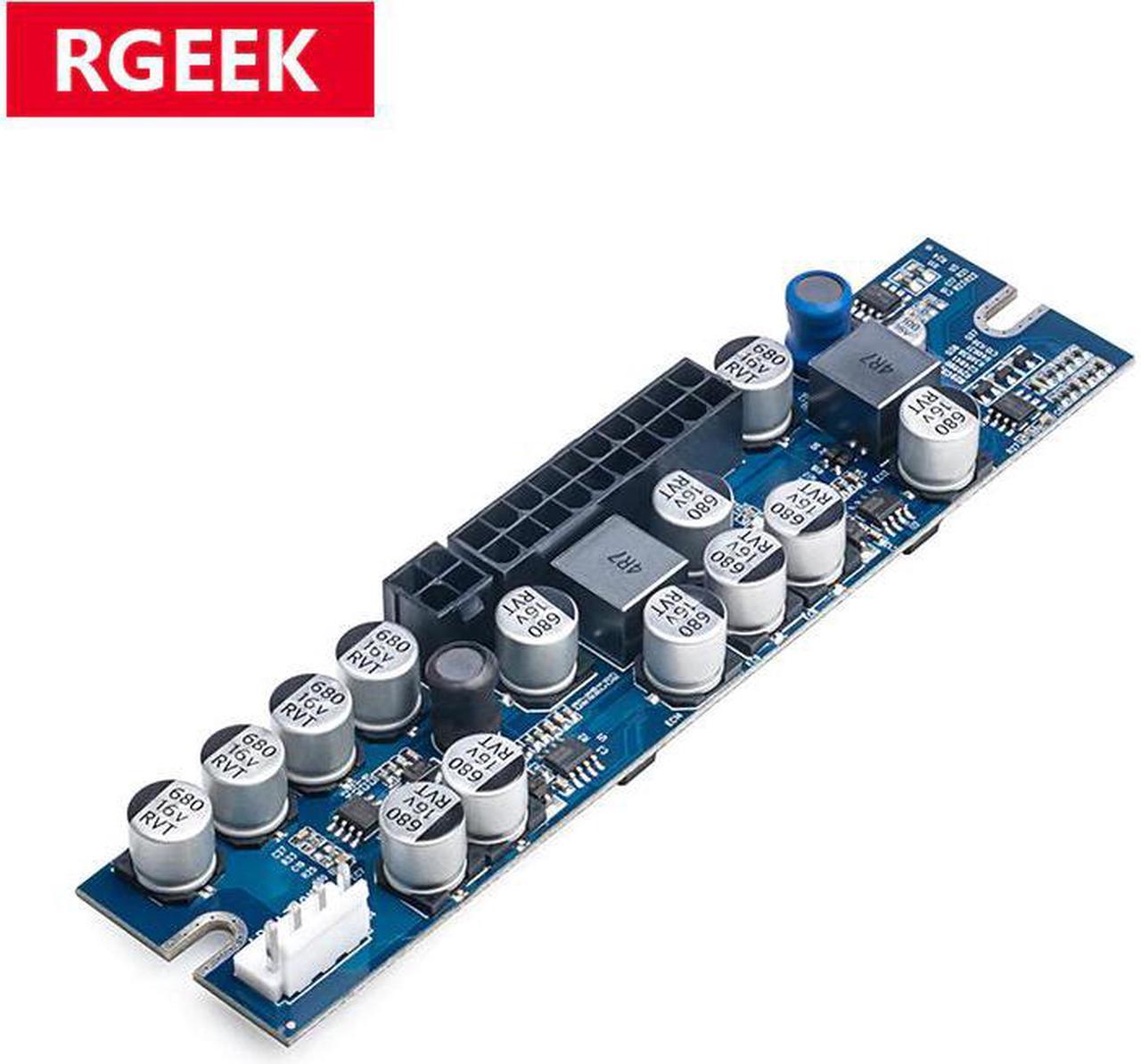 RGEEK 12V 300W DC DC ATX Peak PSU Pico ATX Switch Mining PSU 24pin MINI ATX PC Power Supply For Computer