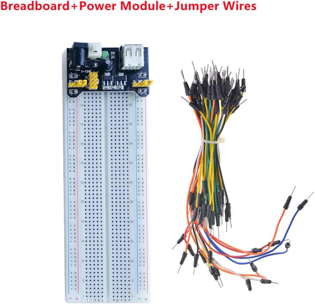 Bread board 830 Points Solderless PCB Mini Universal card Test BreadBoard Protoboard jumper wires cable for arduino starter kit