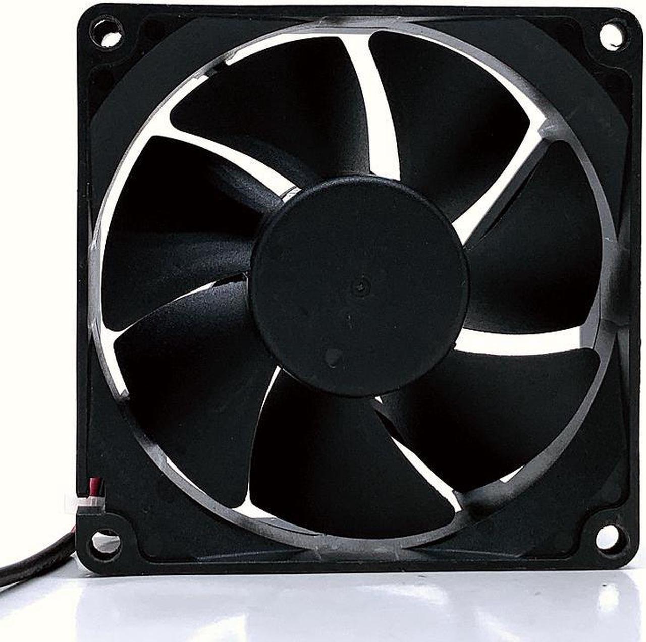 80mm High Speed Cooling Fan 8cm 8025 12V FD128025UB-N 0.61A 2-Wire 2P Computer Case Cabinets Cooling Fans