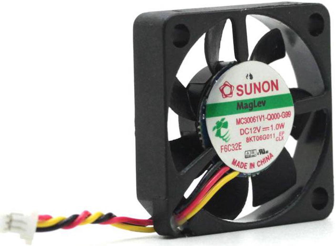 2pcs 30mm Slim Mute Fans For SUNON MC30061V1-Q000-G99 DC 12V 1.0W 30*30*06mm 3cm 3-line Projector Ultra-thin Case Cooling Fan