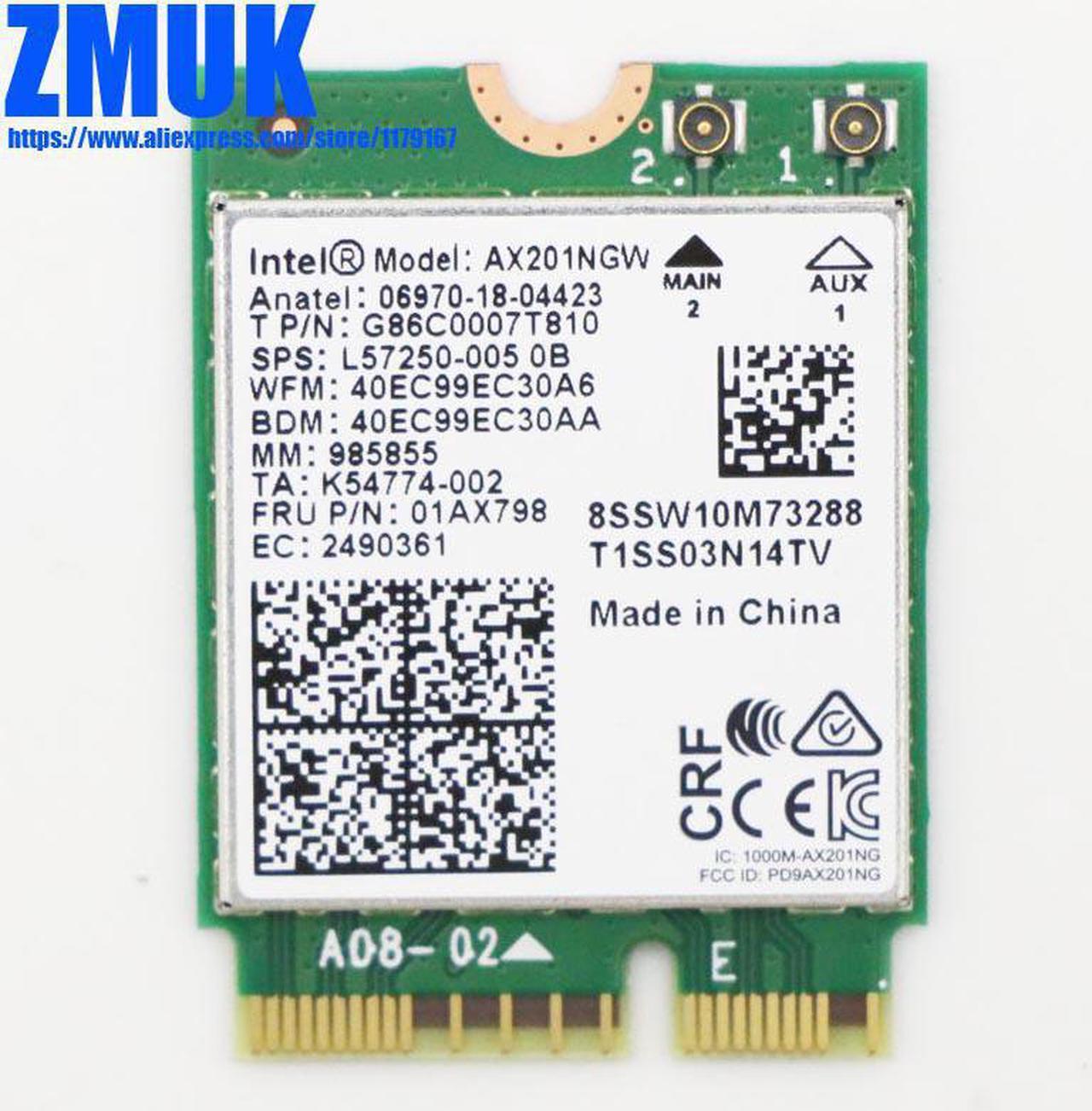 Main image of Int AX201NGW WiFi For Lenovo  V14 V15 E14 E15 Yoga S740 S340 S540 ideapad 3 Flex 5 Series,P/N 01AX798 SW10M73288