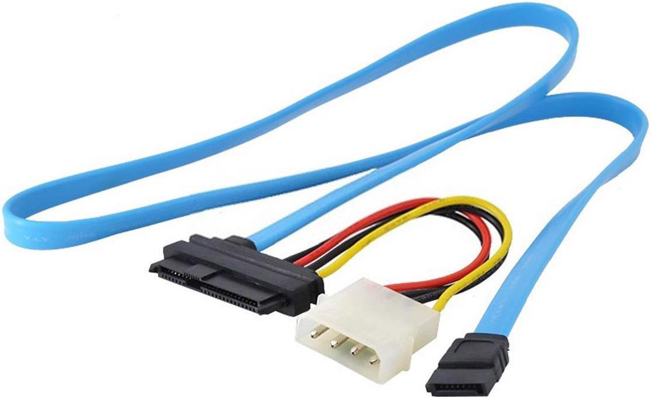 NGFF  Hard Disk SFF 8482 SAS Cable 29pin to 1 SATA  7pin 0.7M