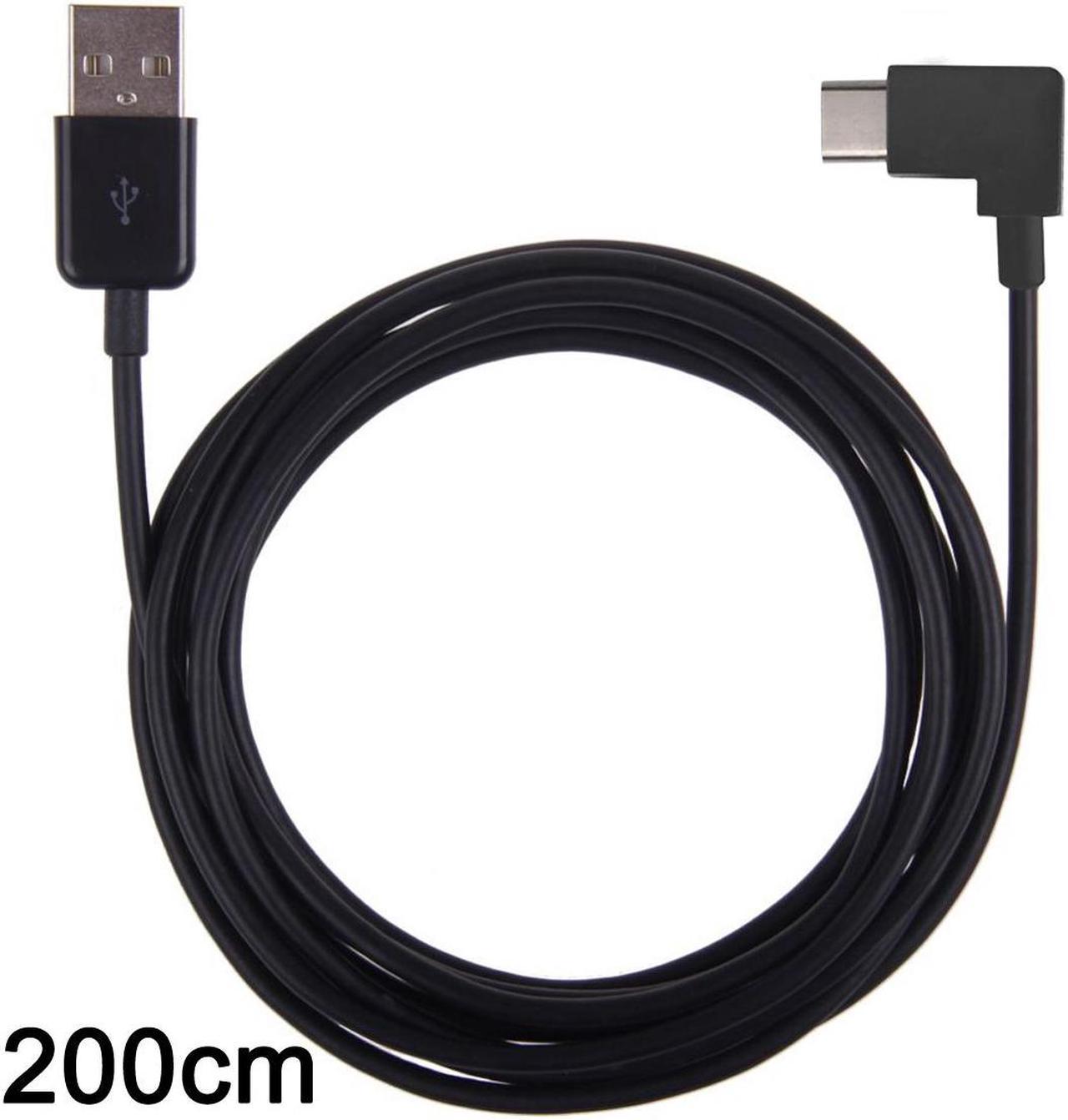 NGFF Right Angled USB 3.1 Type C USB-C to USB 2.0 Cable 90 Degree Connector for Tablet & Mobile Phone 200cm