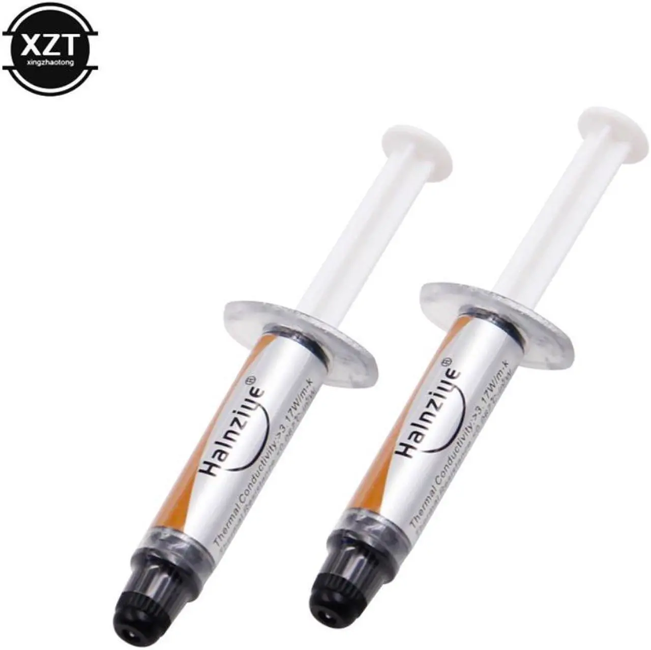Alt view image 2 of 3 - 10pcs HY710 Syringe Thermal Grease CPU Chip Heatsink Paste Conductive Compound Cooling Radiator Cooler 3.17W