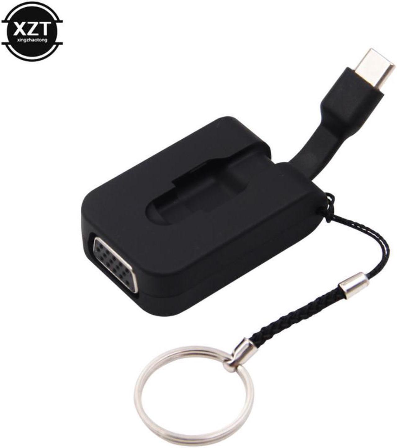 Alt view image 4 of 6 - 1080P USB 3.1 Type C to VGA Converter Male to Female USB-C to VGA Adapter Cable for Apple Macbook Chromebook Pixel Laptop