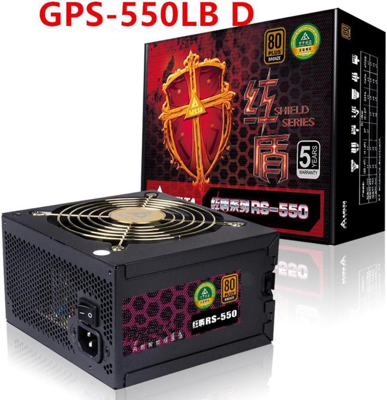 Main image of PSU For Delta RS-550 80plus Bronze Rated 550W Peak 650W Switching Power Supply GPS-550LB D