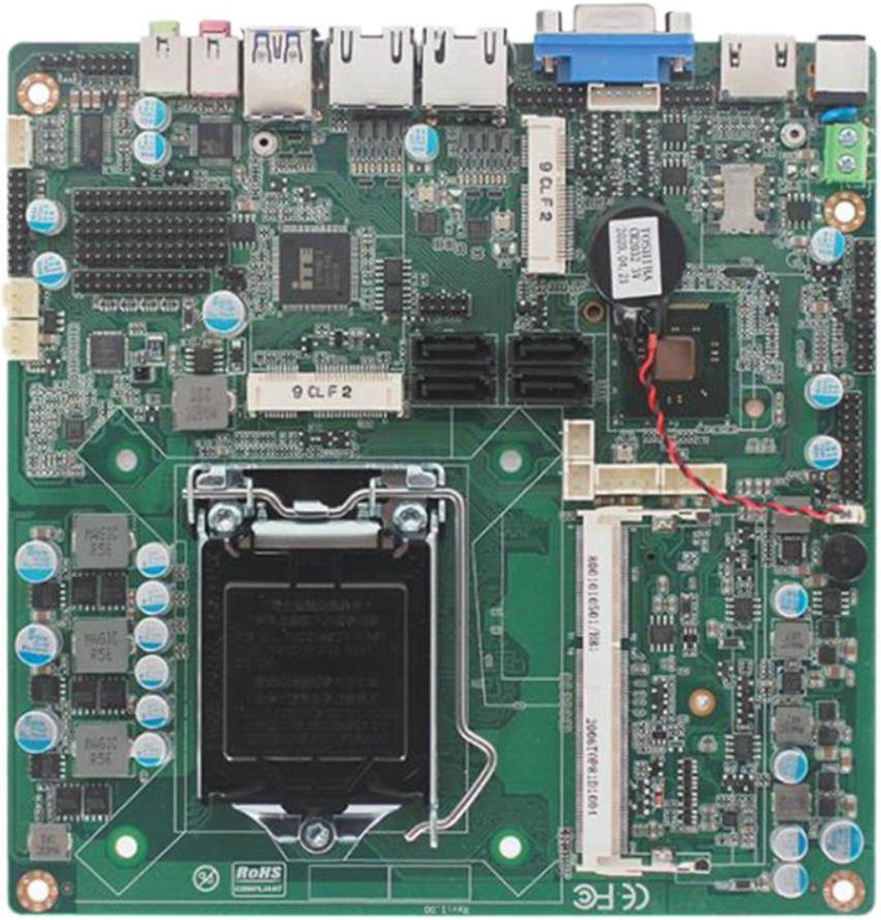 LGA1150 Pin H81 4Th Generation I5 I7 Dual Network Port 6OOM Desktop Computer ITX Industrial Control Motherboard