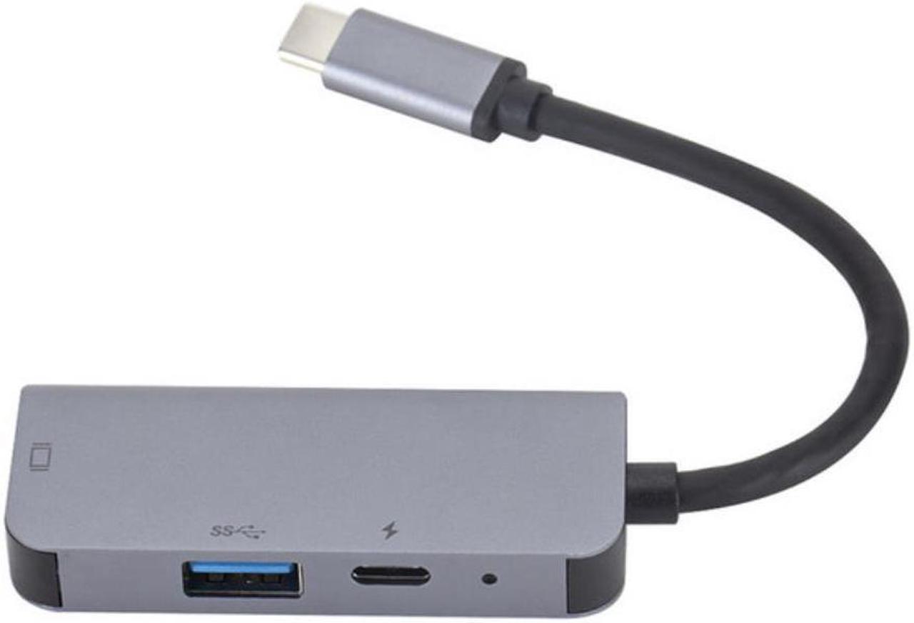 Type Usb3.1 To HDMI-compatible Converter USB HDMI-compatible Function Docking Station 3 In 1 HUB Pd Power Supply C