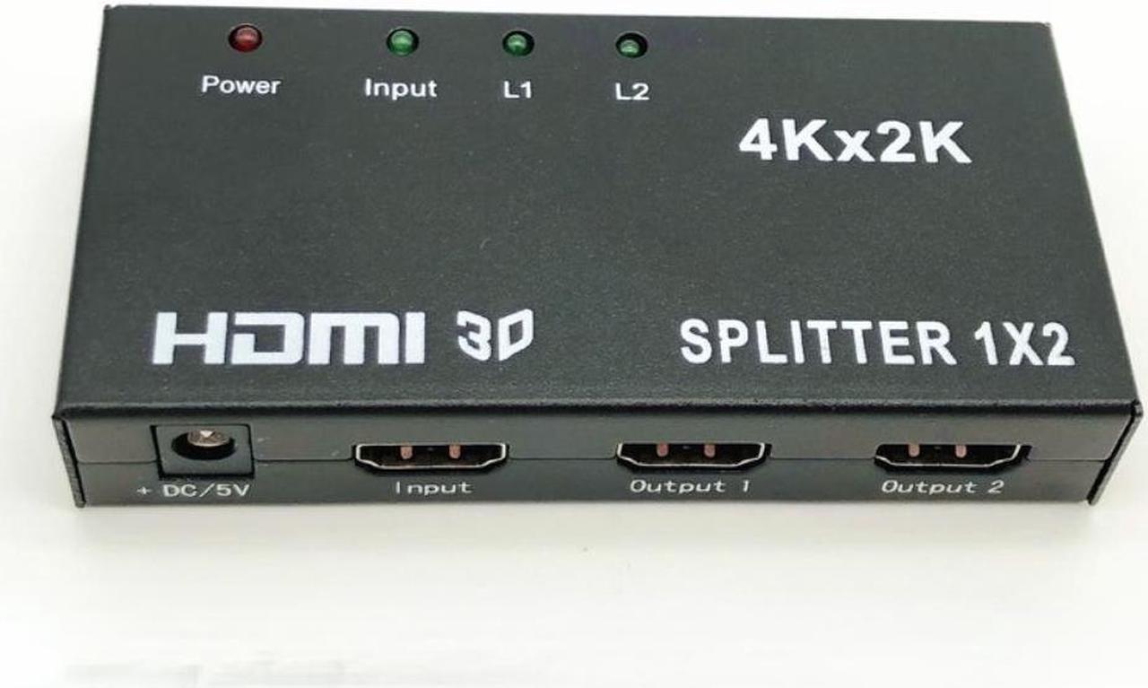 HDMI-compatible Splitter Cable To Vga Adapter Divider One Minute Two Strip 4K 30HZ 1 Minute Two Screen Multiple Display