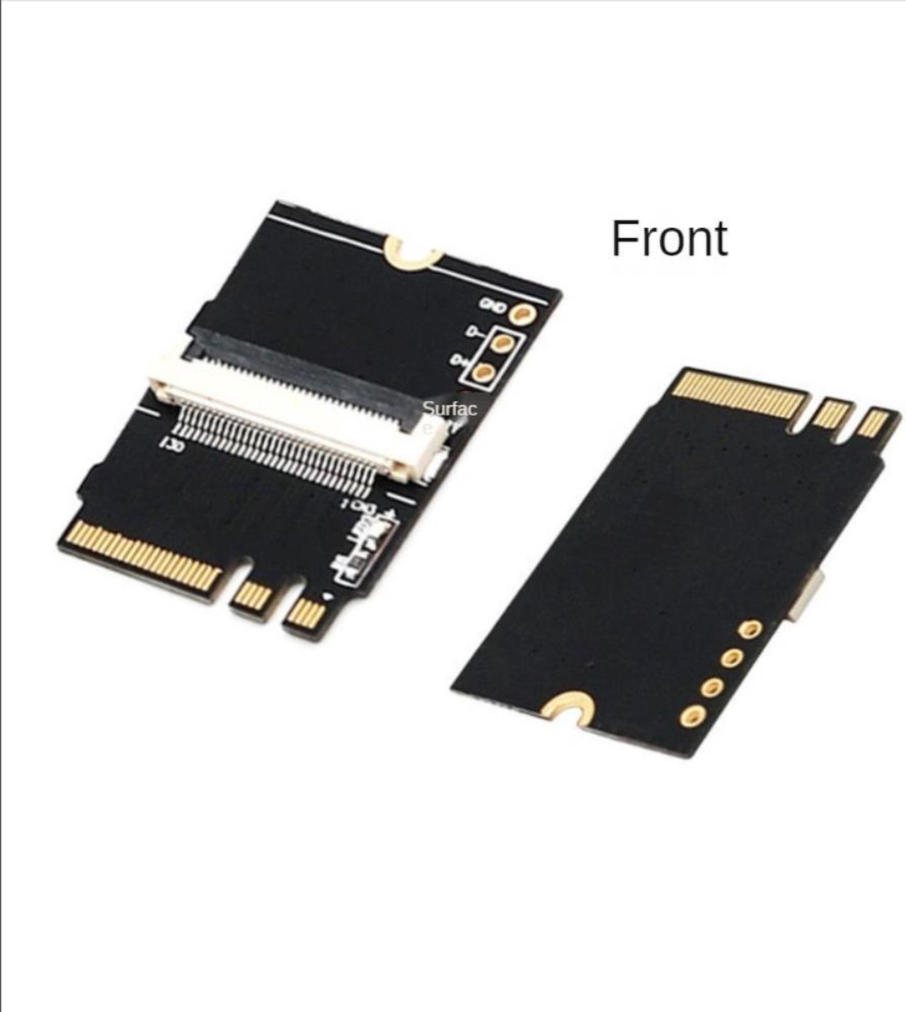 M.2 NVME Key M To Key A+E FPC Extension Cable NGFF Adapter Card Riser Card NVME Converter for Windows 2000/7/8/10 for SSD