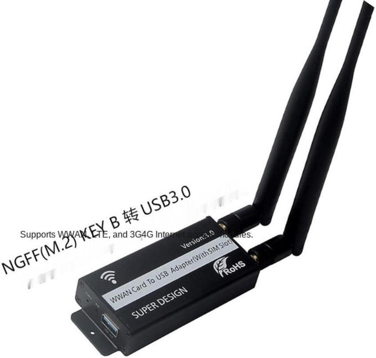 For EM12-G EM7565 EM7511 L860-GL L850-GL M.2 Wifi Adapter Wireless USB Wifi Adapter Wi Fi NGFF M.2 To USB 2.0 SIM Card Slot