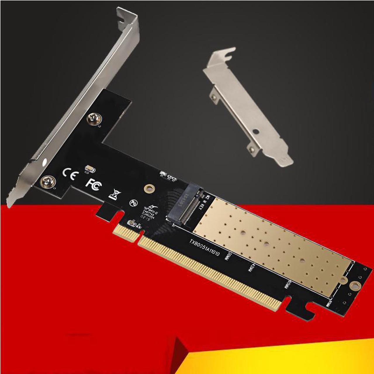 M.2 to PCIE X16 Adapter M.2 NVMe SSD NGFF TO PCIE 3.0 X16 Adapter M Key Card Support PCI Express 3.0 x4 2230 - 2280 Size m.2 SSD