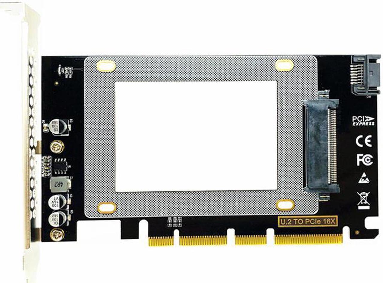 PCI-E Riser PCIE3.0 X4/X8/X16 to U.2 SFF-8639 Adapter PCIe to U2 Card M.2 NGFF 2.5" SSD to PCI-E X16 for Intel NVMe PCIe SSD