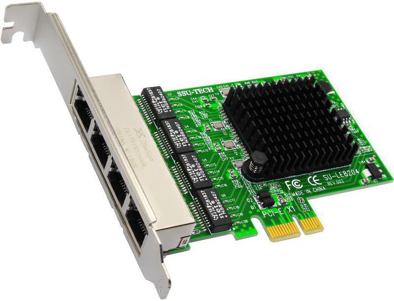 QINDIAN Network Cards Internet Ethernet Adapter/Card LAN PCI-E Network Card/Adapter Realtek RJ-45 PCIE X1 Enternet for Computer