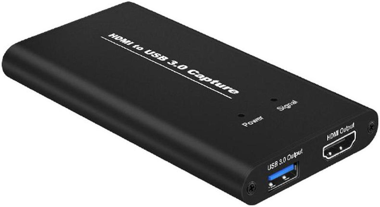 Capture Card USB3.0 HDMI 1080P Video Capture HDMI to USB Video Capture Card Dongle Game Streaming Live Stream Broadcast MicInput