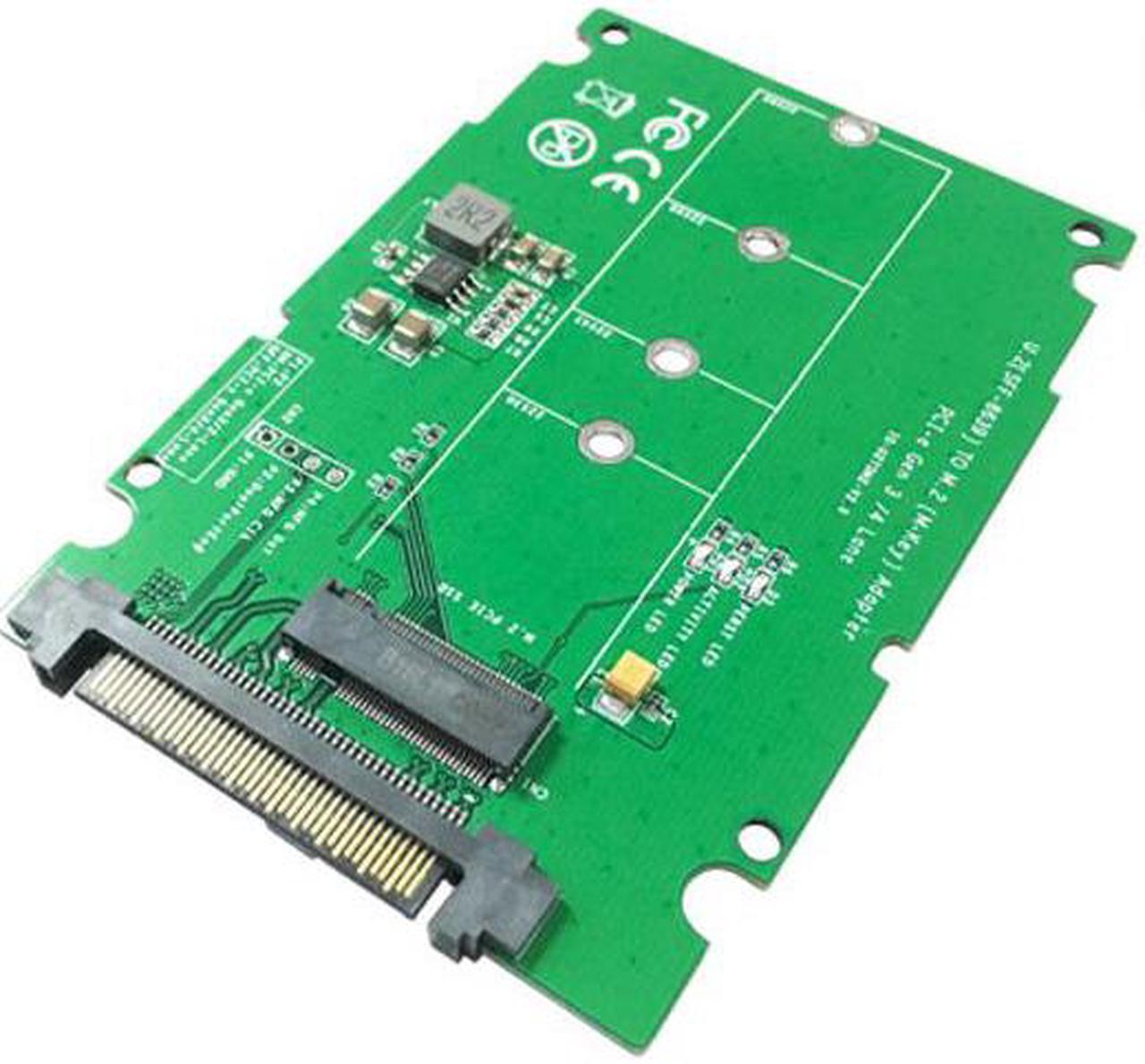 SSD Add on Cards 2.5" Enclosure Adapter U.2 (SFF-8639) to M.2 PCI-e I/F with Cable NGFF Convert Card