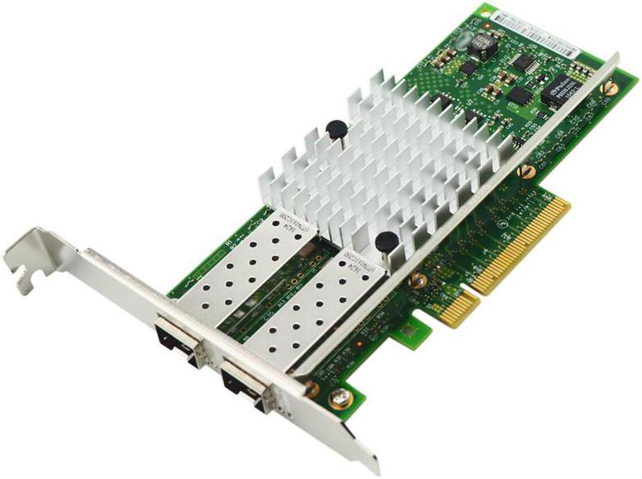 10 Gigabit PCI-E Dual Ports LC Fiber Ethernet Server Adapter E10G42BFLR X520-LR2