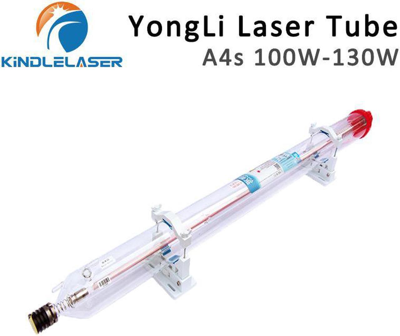 Yongli  boîte Laser 100W CO2, longueur d'emballage 1450 Dia, boîtier en bois Machine de découpe et gravure au Laser CO2, 80mm