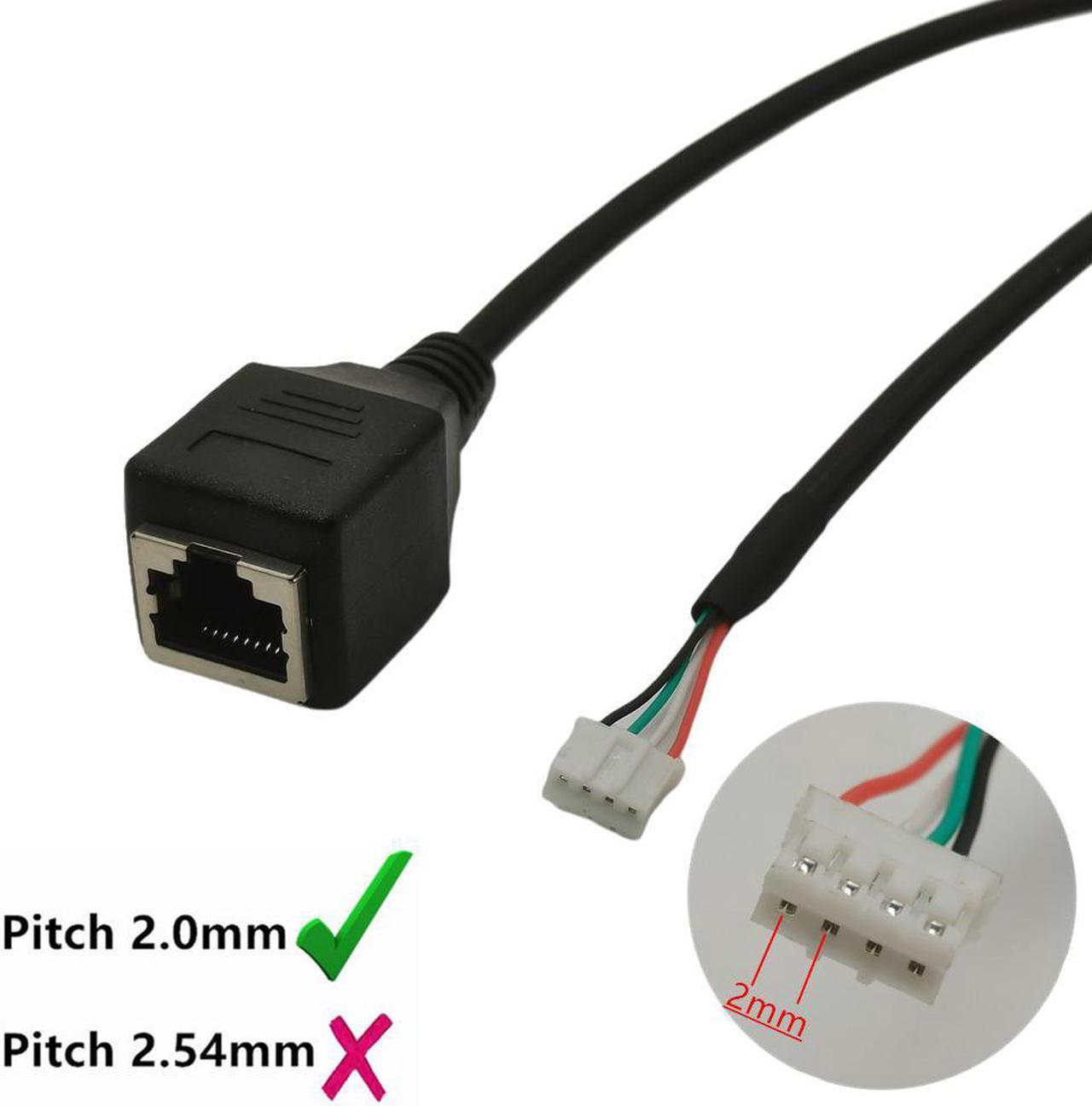 Connecteur 2.0 Ph 4 broches vers RJ45 0.4M