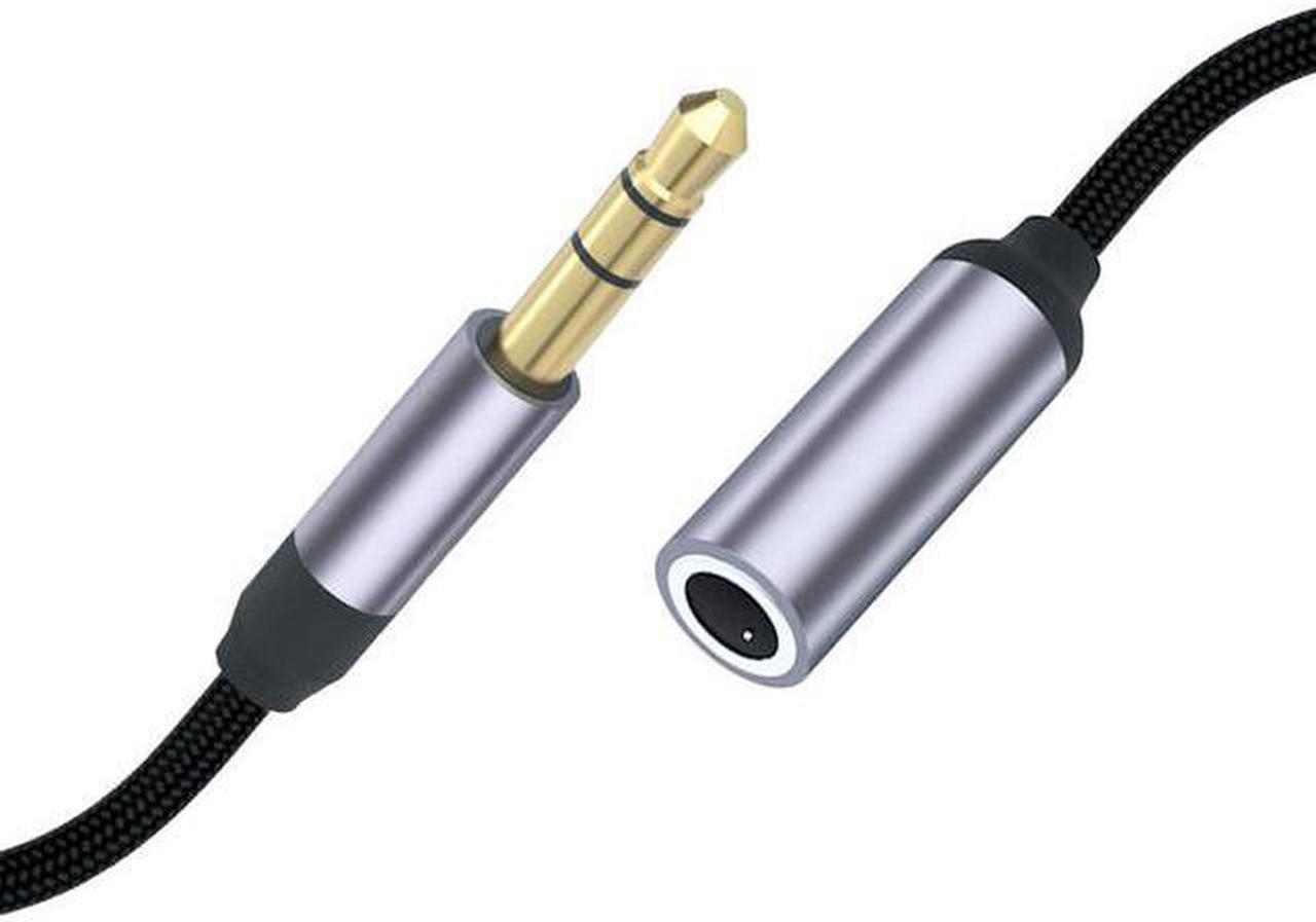 Câble AUX 3.5mm, 1m, câble d'extension Audio, Jack mâle à femelle, câble pour écouteurs de voiture, haut-parleur