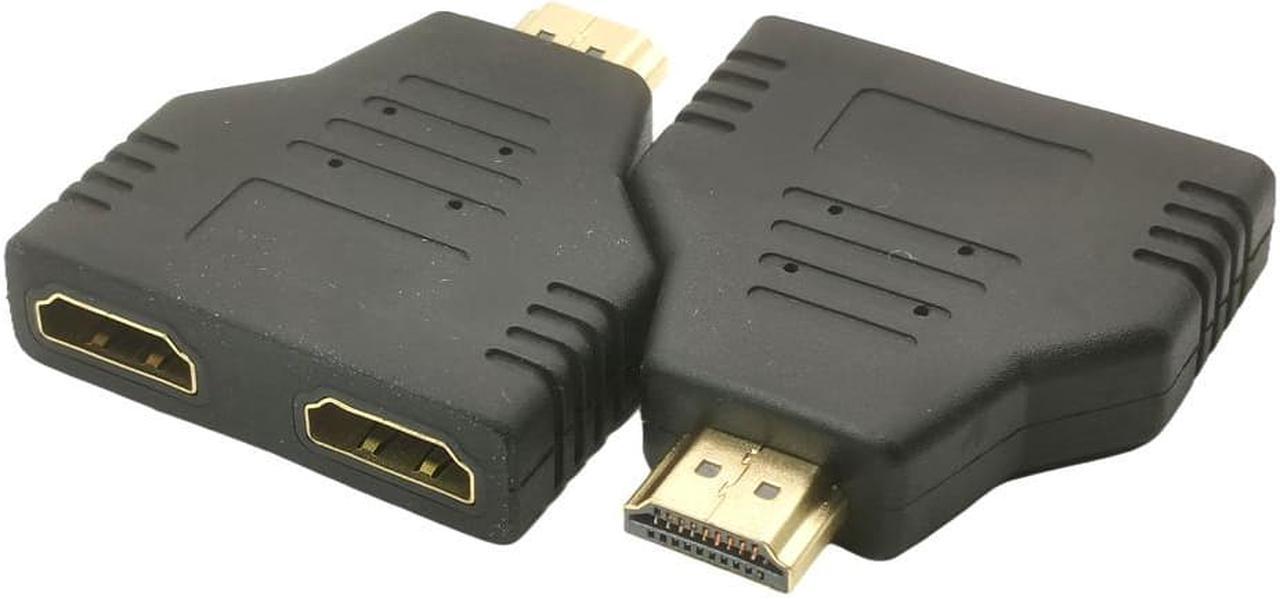 Adaptateur de câble 1 en 2 sorties, convertisseur de haute qualité 1080P HDTV Port mâle à 2 femelles