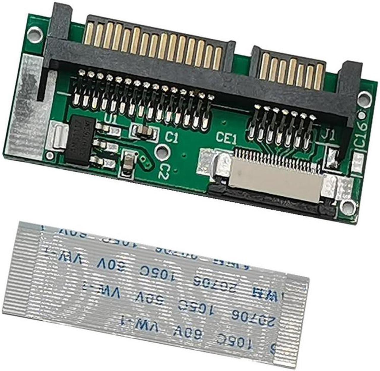 Adaptateur de disque dur, 1.8 pouces, CE SSD à 2.5 pouces, 22 broches SATA à 24 broches LIF / ZIF