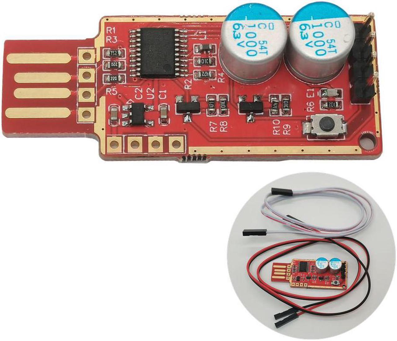 Carte de surveillance USB V5.0 pour ordinateur, écran bleu, redémarrage automatique, BTC Mining