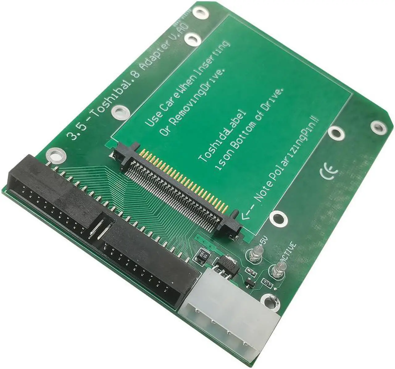 Main image of Micro disque dur de Toshiba, adaptateur IDE 1.8, 50 broches, 3.5 "à 1.8", 40 broches