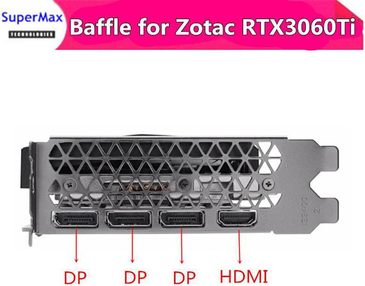 Support pour carte graphique Zotac GAMING RTX 3060 Ti Twin Edge, lunette de déflecteur RTX 3060ti, 3 pièces/lot