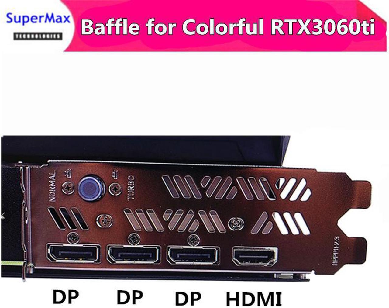 Support pour lunette de carte vidéo colorée Geforce RTX 3060 ti Vulcan RTX 3070 Advanced OC