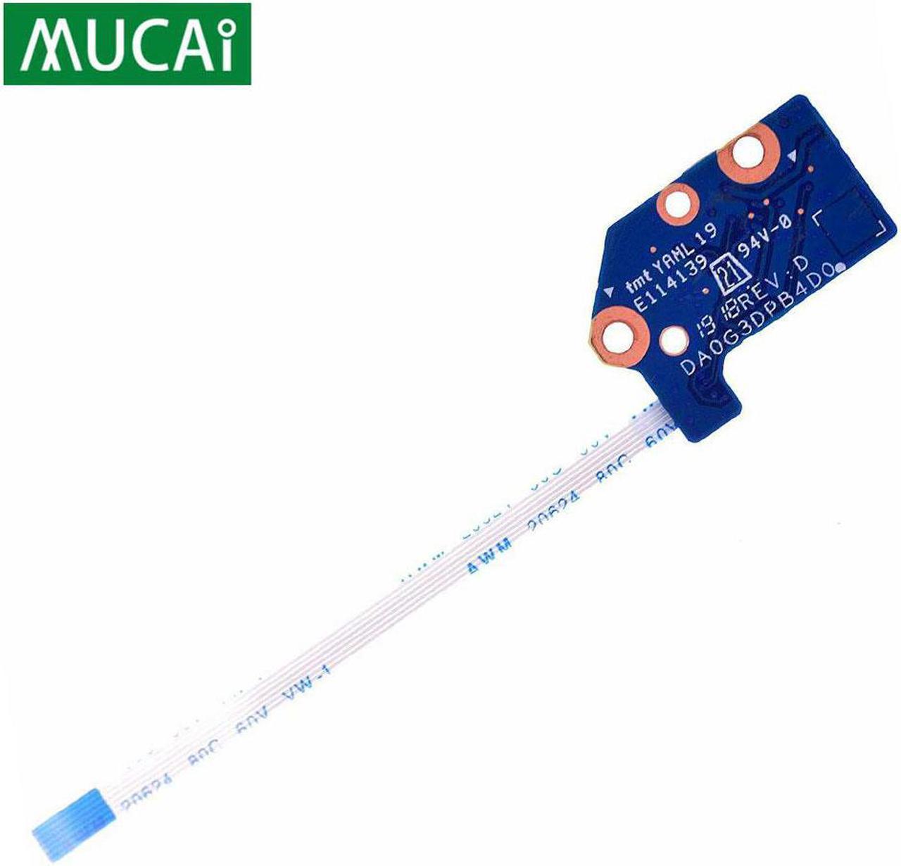 For HP 4nd Pro 15-DC TPN-Q211 laptop Power Button Board with Cable DAOG3DPB4D0 Repairing Accessories