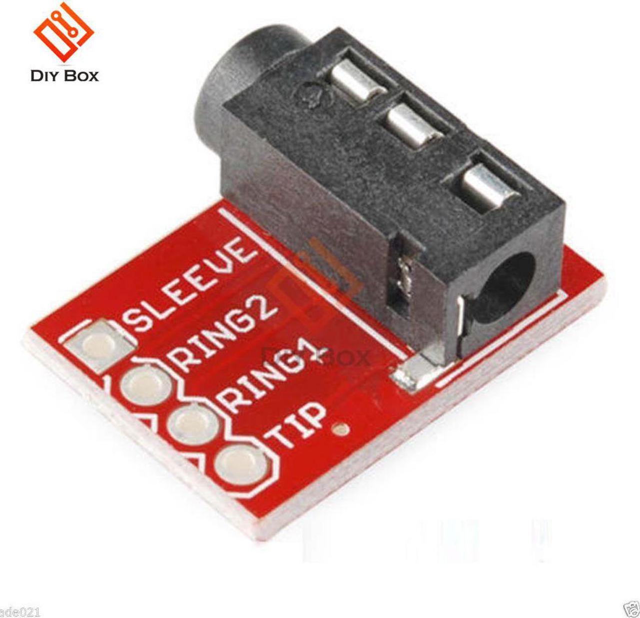 TRRS Audio Board 3.5mm Jack Stereo Earphones Headset Audio Breakout Board Extension Module