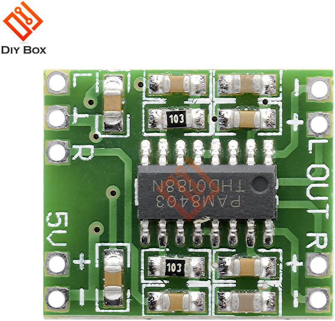 Mini PAM8403 2*3W Digital Class D Amplifier Board module Audio Speaker Sound Board 2.5V To 5V Modulo Amplificador volume control