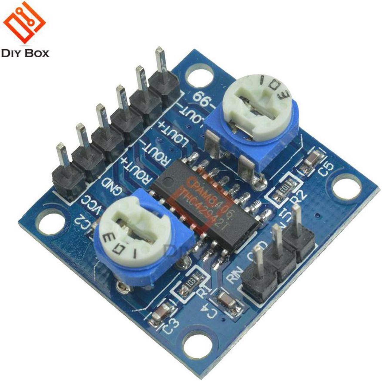 PAM8406 Digital power audio amplifier board for speakers With Volume Potentiometer 5Wx2 Stereo amplificateur placa diy kit