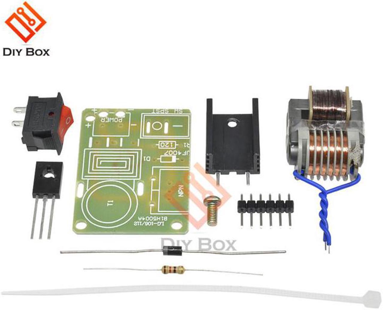 15KV High Voltage Generator Step-up Inverter Arc Cigarette Ignition Coil Module Transformer Electronic Parts Suite 3.7V DIY Kit