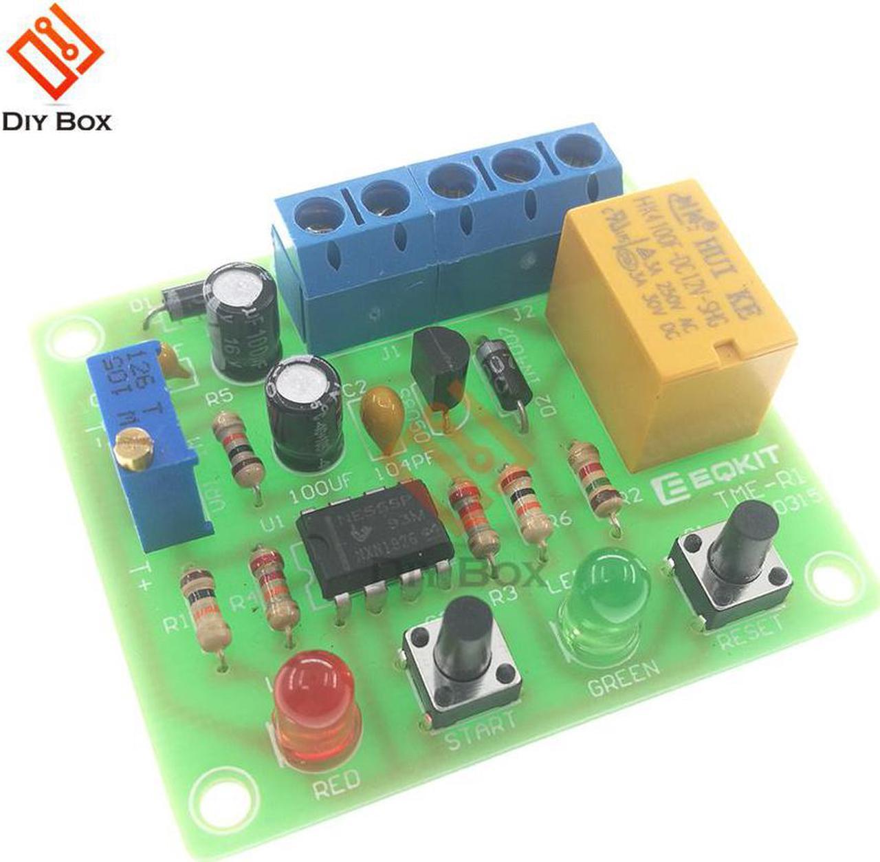 DC 12V Timer Relay Control Switch Electronic Production DIY Kit 100s Delay Electronic Welding Parts