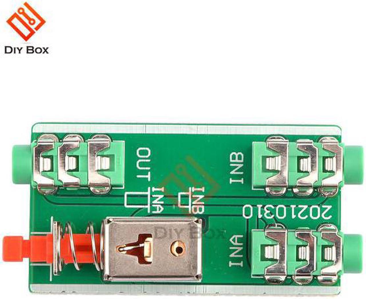 Audio Switching Board 3.5mm A / B Audio Input Block Optional Select Output Type Module One Audio Input to two Audio Output